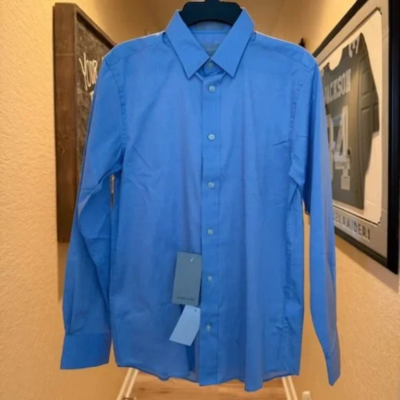 Nordstrom Long Sleeve Boys Dress Shirt NWT - Picture 1 of 4